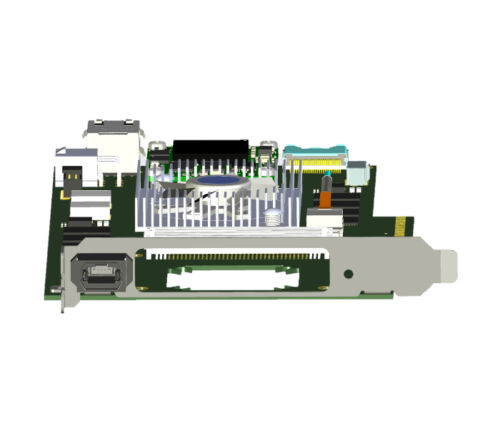 kintex ultrascale+ pcie board - PFP IV front
