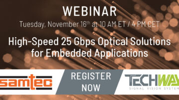 High-Speed 25 Gbps Optical Solutions - SAMTEC Webinar Registration