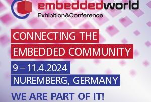 aerospace tech week 2024 - embedded world 2024 banner we are part of it 300x250px 1